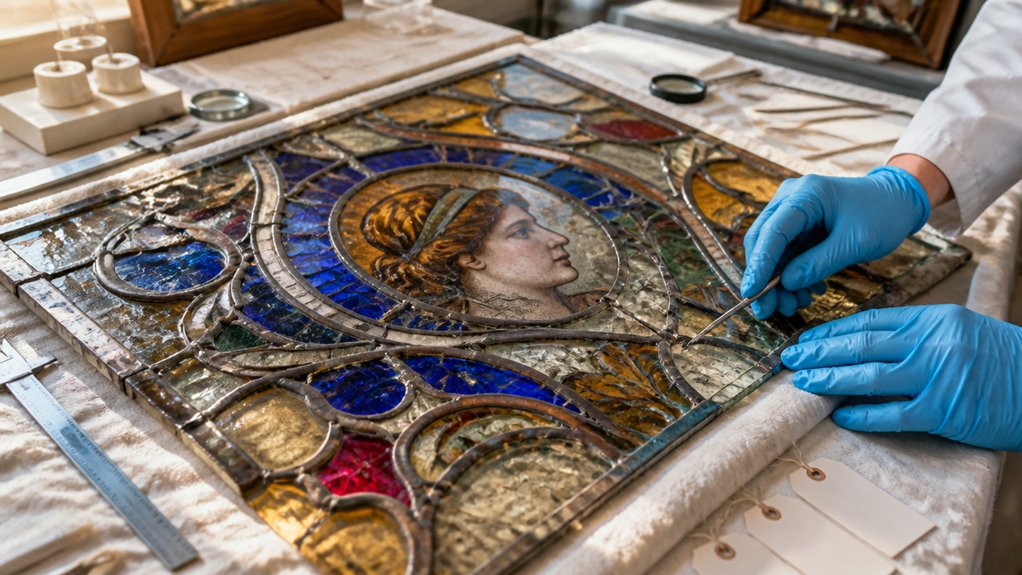 assess historic glass integrity