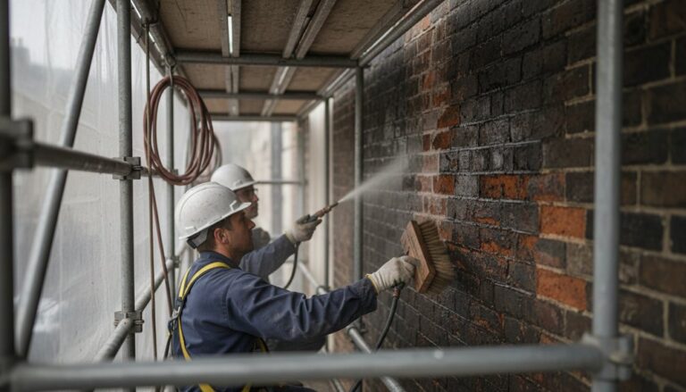 cleaning historic brickwork