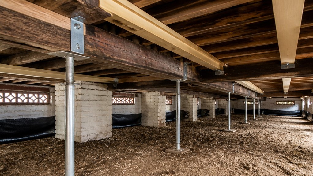 control moisture beneath flooring