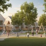 family friendly suburban environment