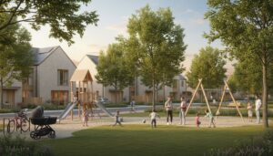 family friendly suburban environment