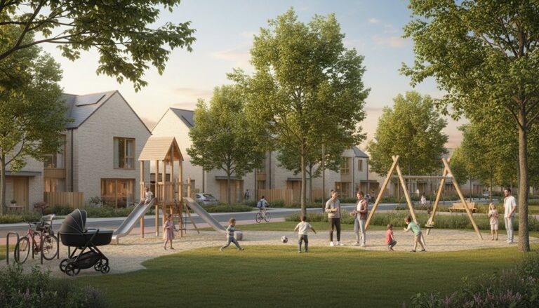 family friendly suburban environment