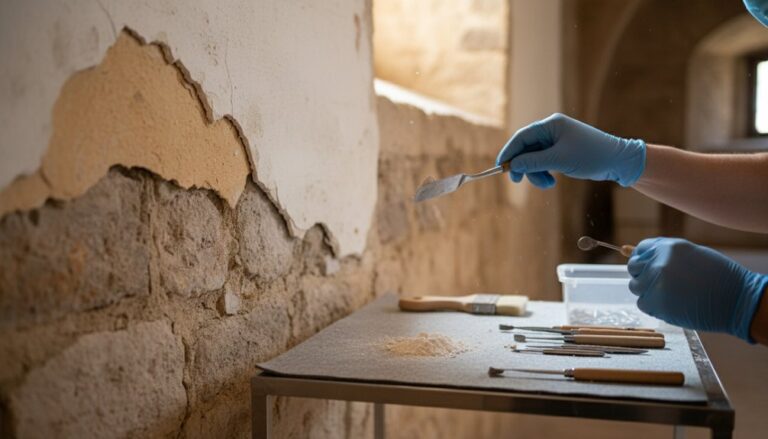 gentle historic plaster restoration