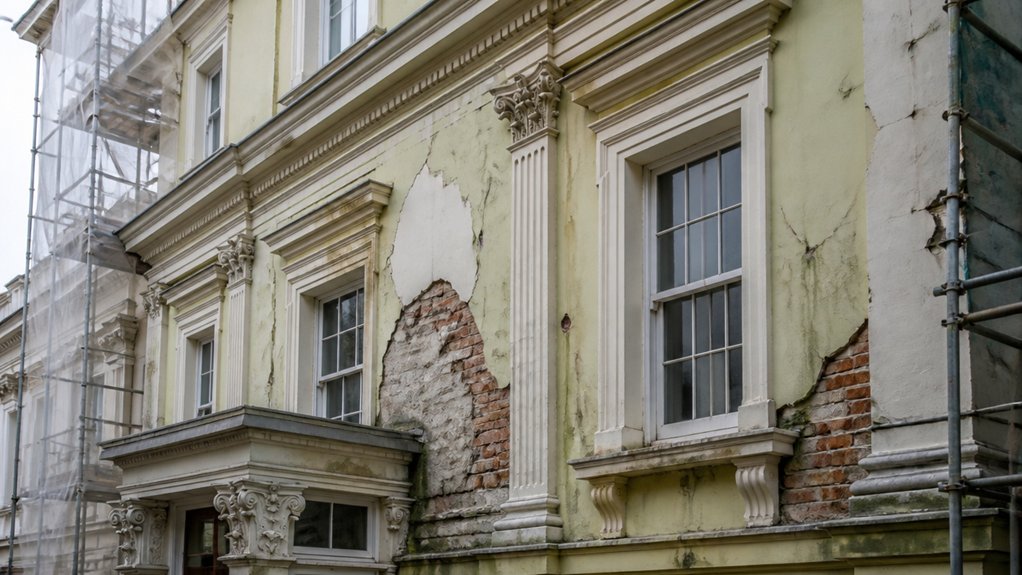 identify assess document stucco