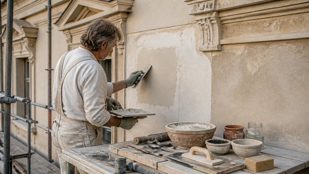 match historic lime materials