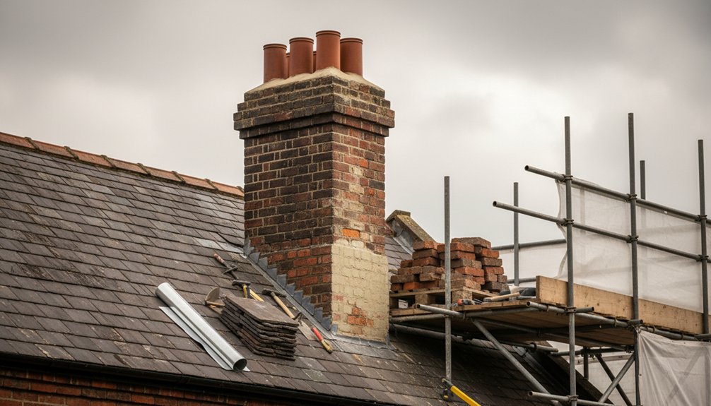 rebuilding chimneys and flues
