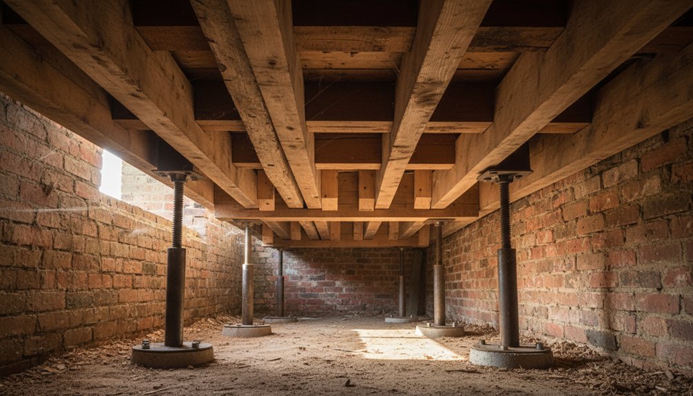 reinforcing victorian floor joists