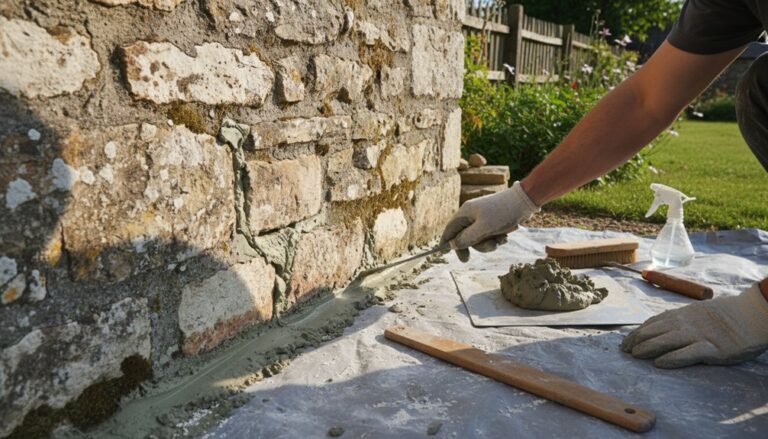 repointing stone walls